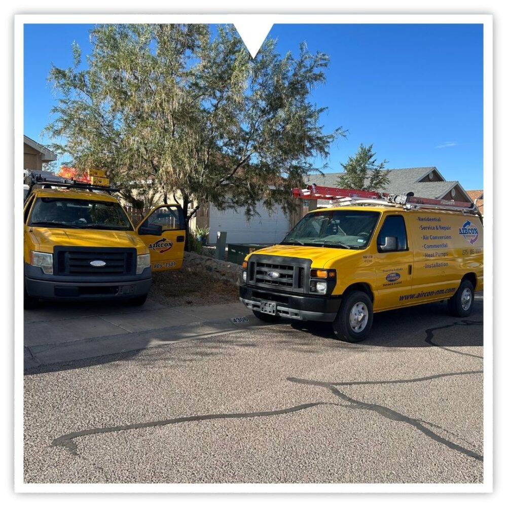 Aircon Heating & Cooling Inc.'s Service Vehicles