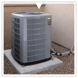 image of an older AC unit